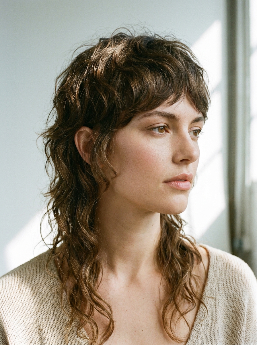 Wavy Mullet als Vokuhila Frisuren Inspiration 2026